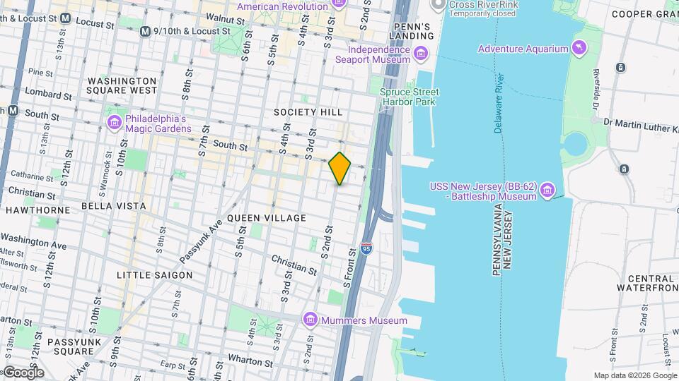 713 S 2nd St Map and Location Details