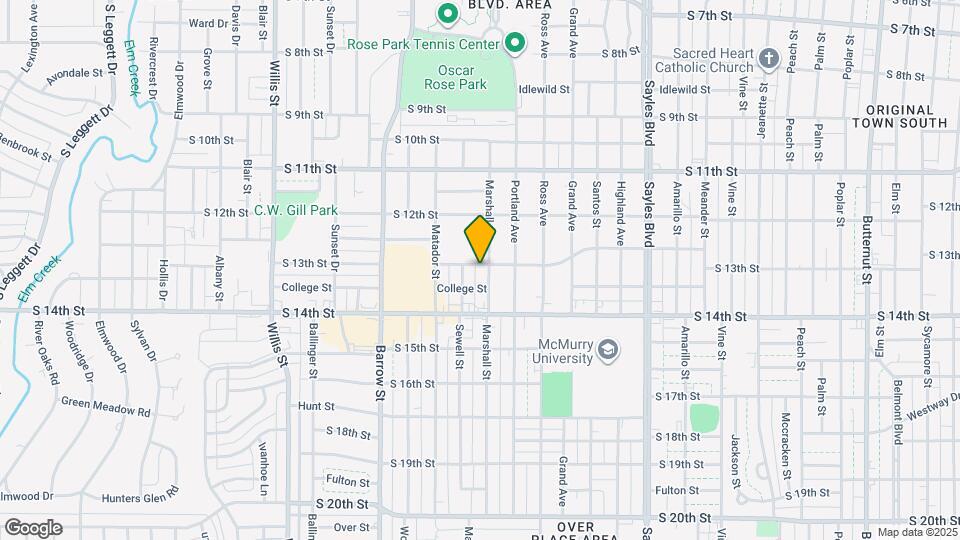 1302 Marshall St Map and Location Details