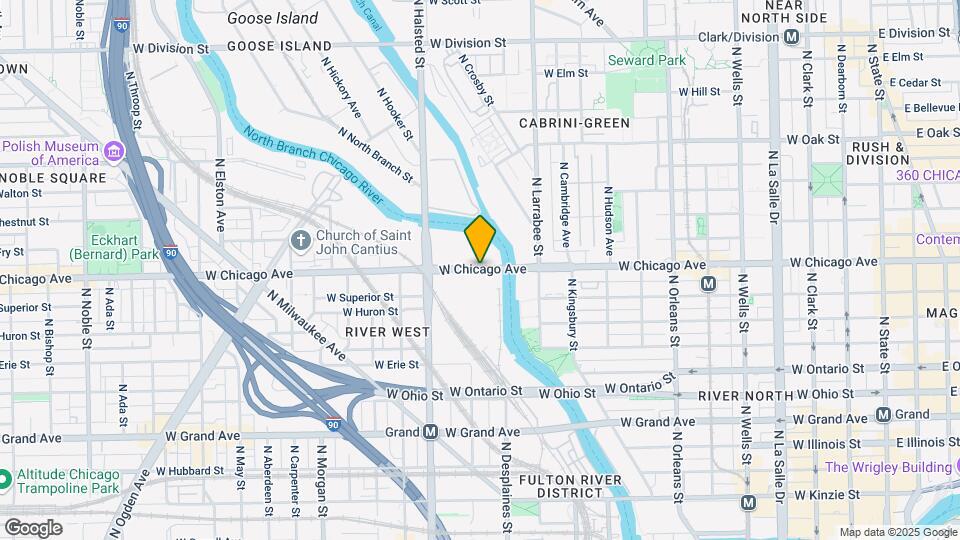 737 W Chicago Ave Map and Location Details