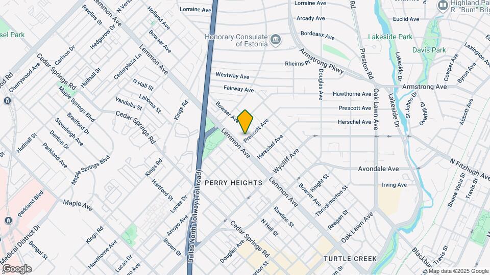3519 Prescott Ave Map and Location Details