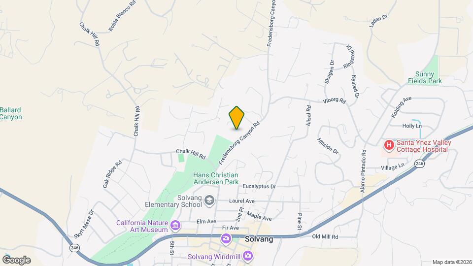771 Fredensborg Canyon Rd Map and Location Details