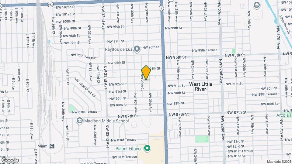 2919 NW 92nd St Map and Location Details