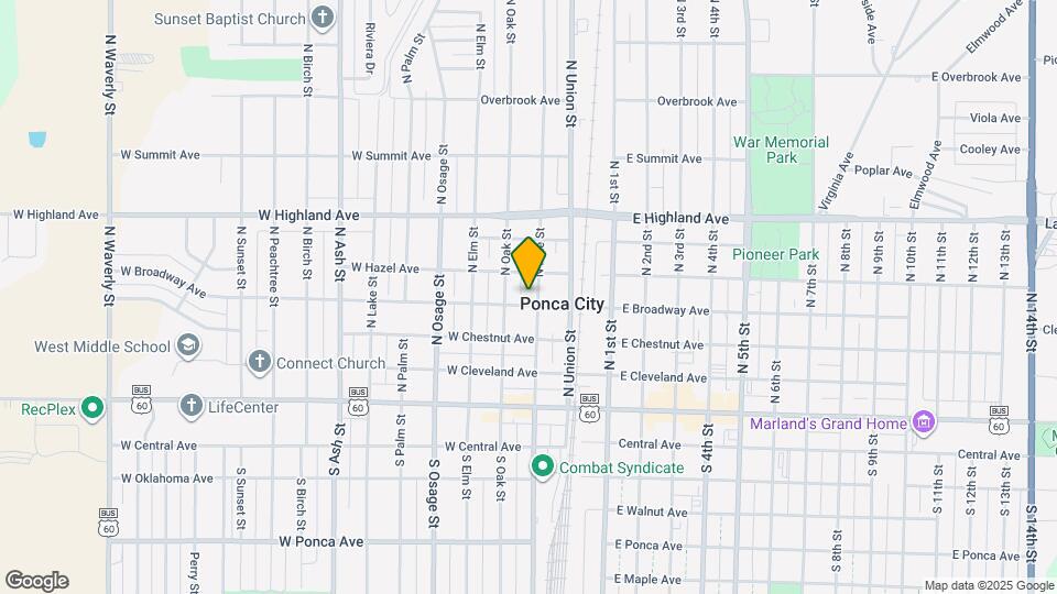 305 W Broadway Ave Map and Location Details