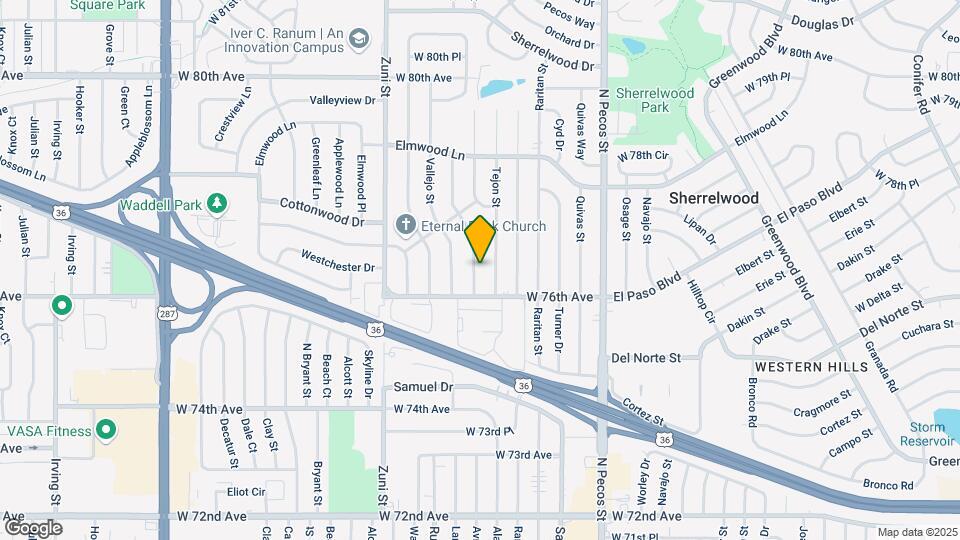 7648 Umatilla St Map and Location Details