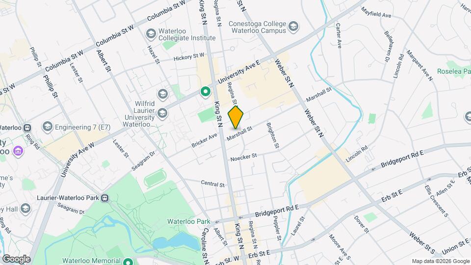 16 Marshall St Map and Location Details