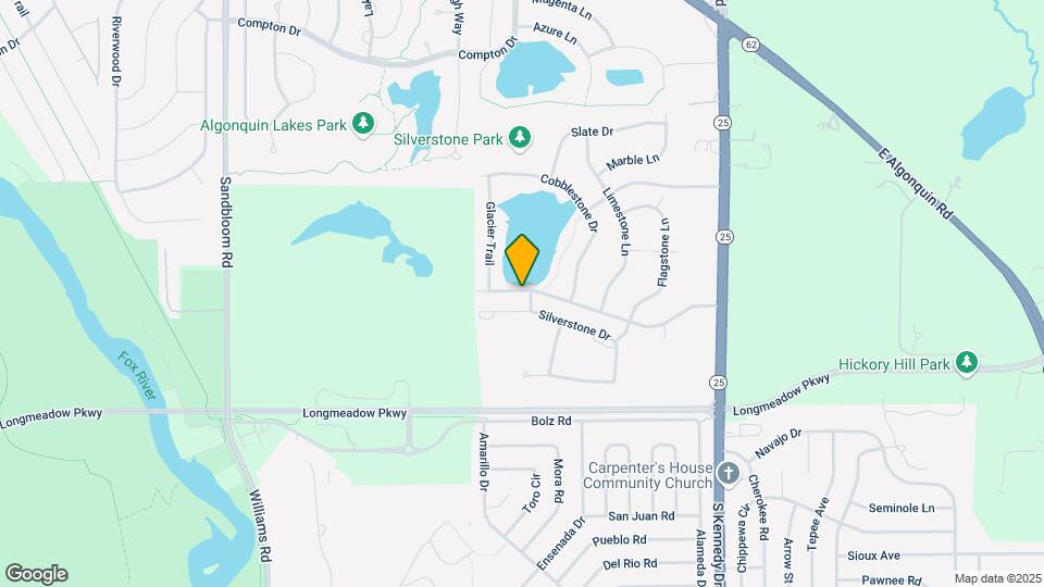 1819 Silverstone Dr, Unit 1819 Map and Location Details