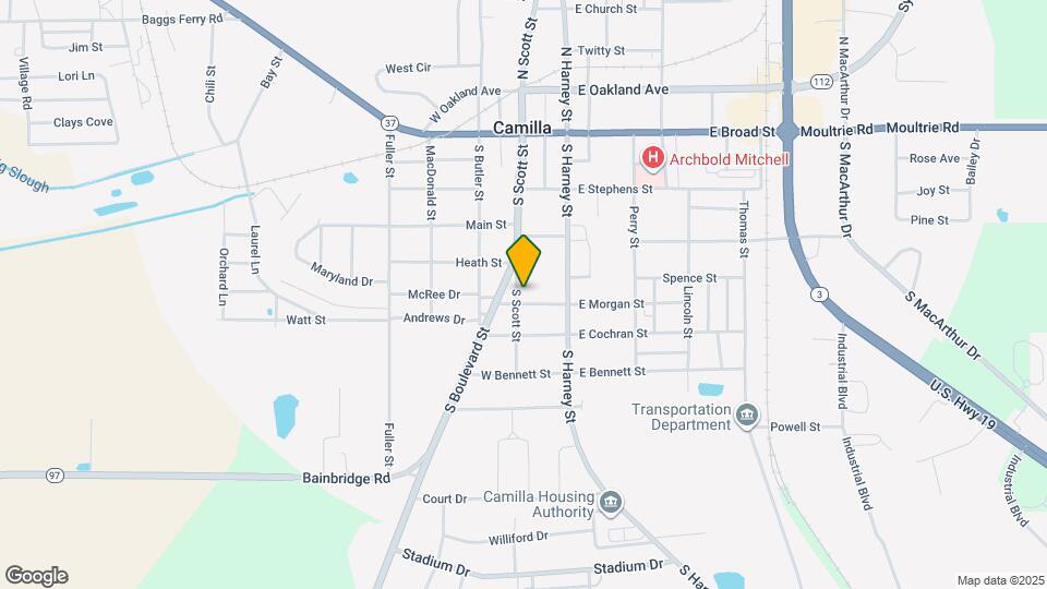 172 S Scott St Map and Location Details