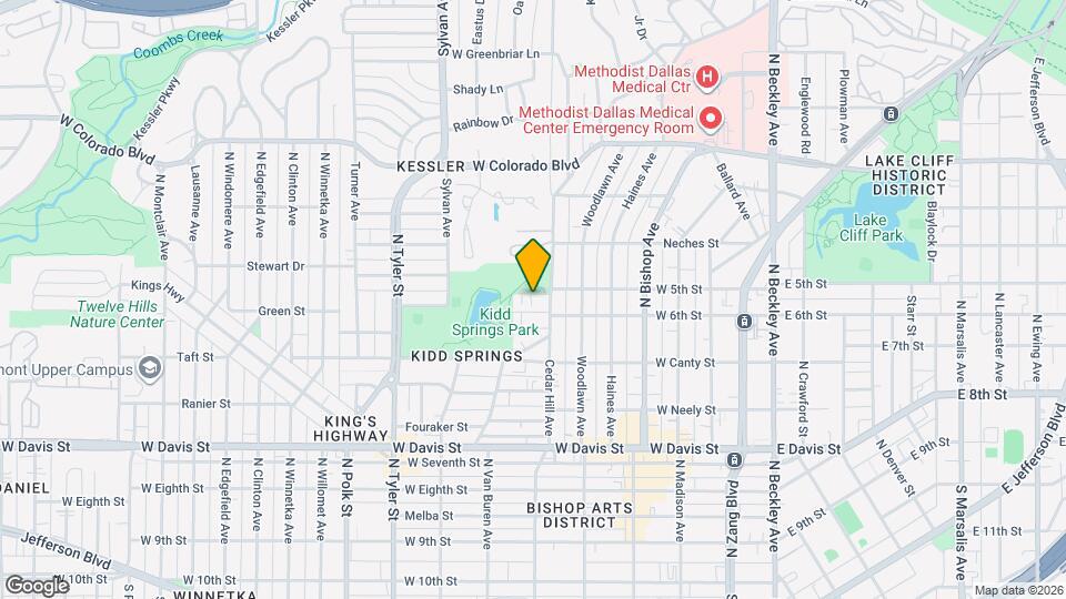 612 W 5th St Map and Location Details