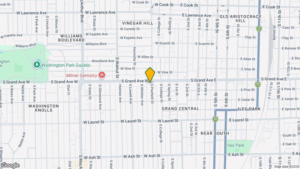 1307 S Pasfield St Map and Location Details