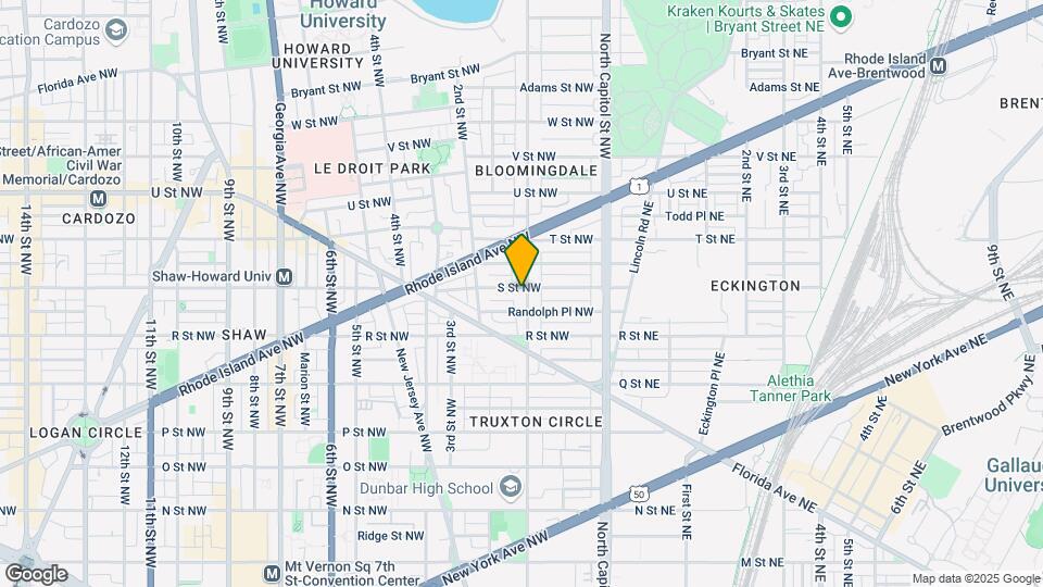1736 1st St NW Map and Location Details