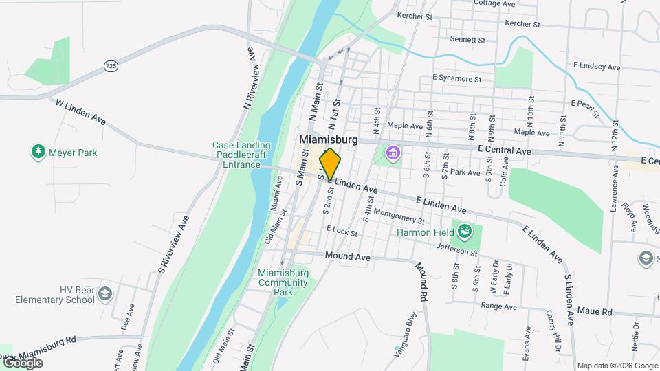 207 S 2nd St Map and Location Details