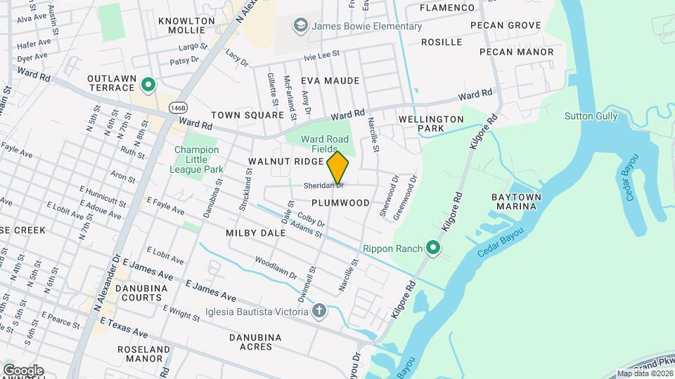 1307 Dwinnell St Map and Location Details