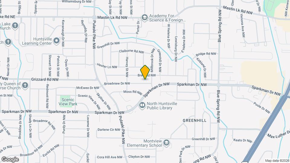2804 Broadview Dr NW Map and Location Details