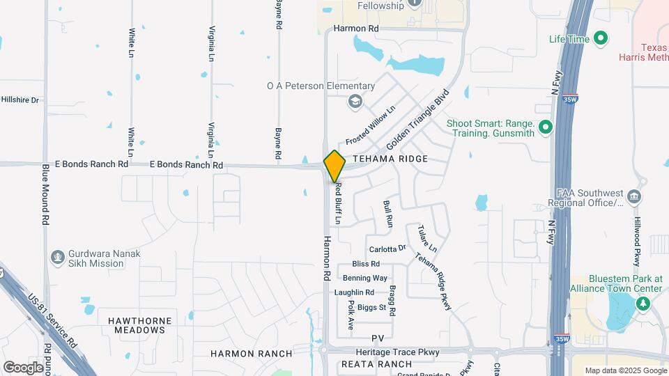 10145 Red Bluff Ln Mapa y Detalles de la Ubicación