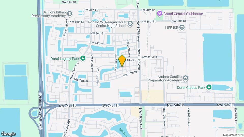 7930 NW 108th Pl Map and Location Details