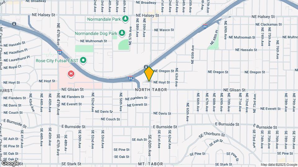 5938 NE Hoyt St Map and Location Details