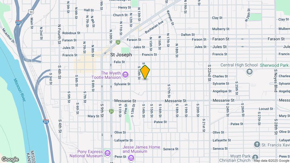 1401 Sylvanie St Map and Location Details
