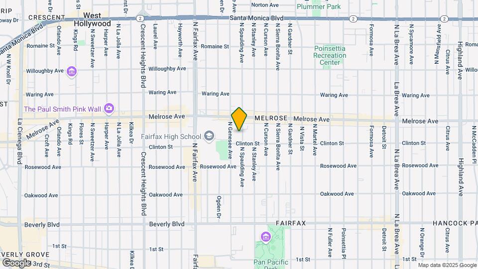 623 N Spaulding Ave Map and Location Details