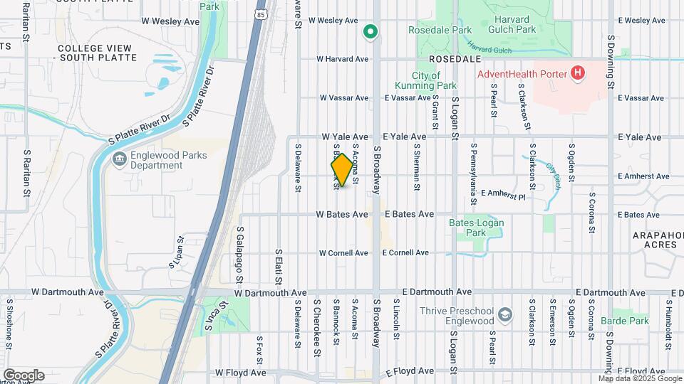 2840 S Bannock St Map and Location Details