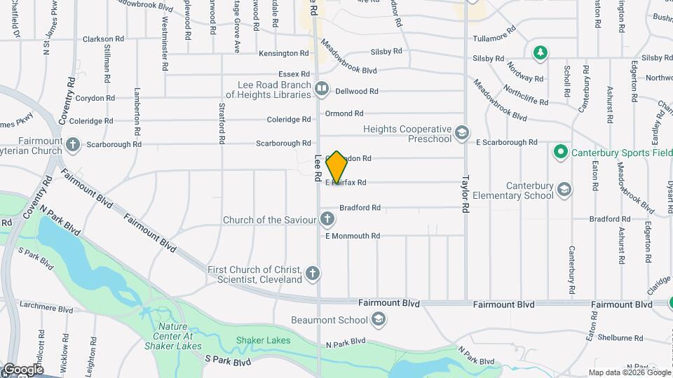 3228 E Fairfax Rd Map and Location Details