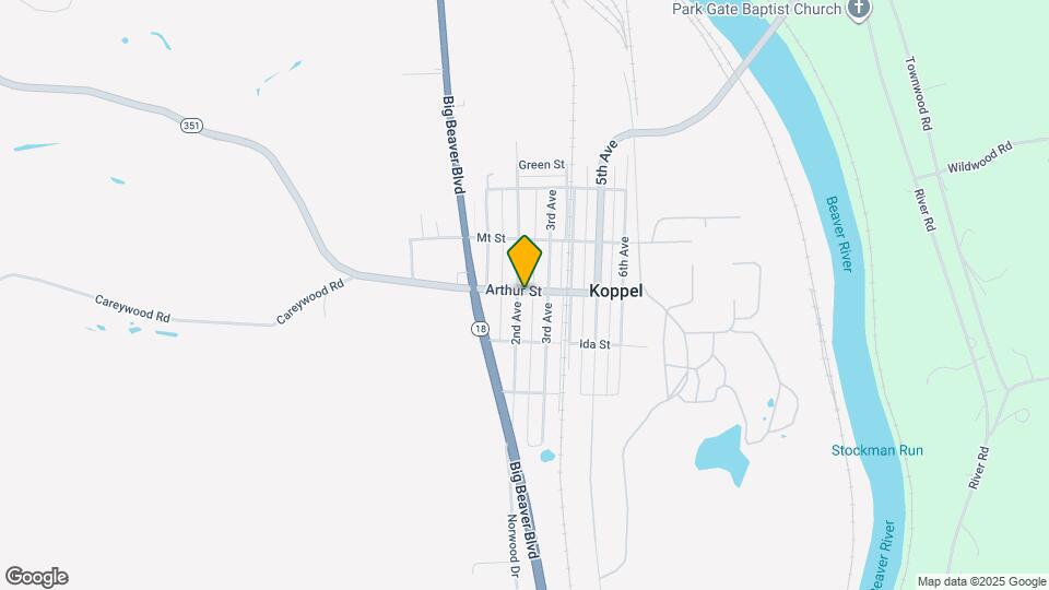 2501 2nd Ave Map and Location Details