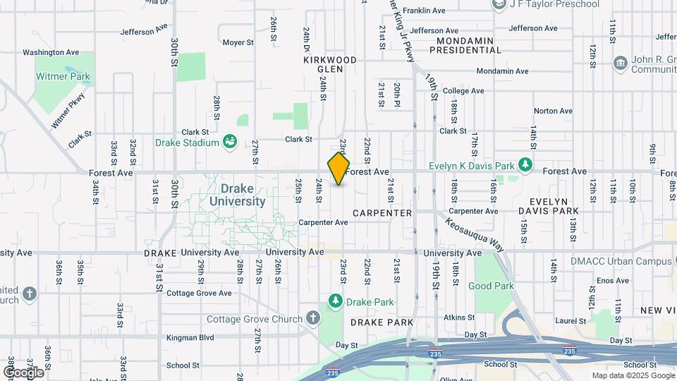 1332 23rd St Map and Location Details