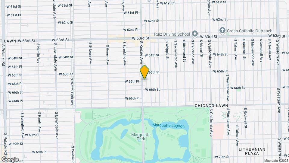6529 S Kedzie Ave Map and Location Details