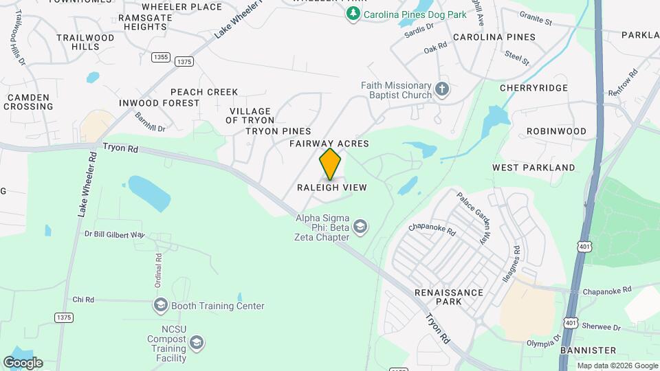 1633 Bruce Cir Map and Location Details