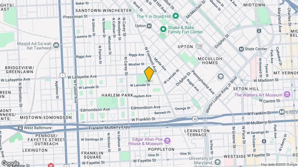 801 N Arlington Ave Map and Location Details