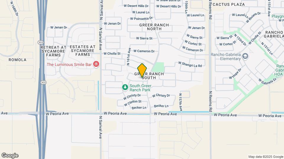 15986 W Desert Mirage Dr Map and Location Details
