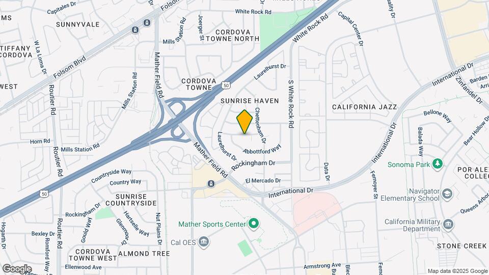 10438 Abington Way Mapa y Detalles de la Ubicación