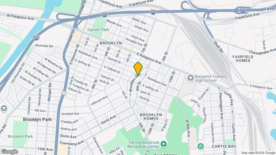 3821 Brooklyn Ave Map and Location Details