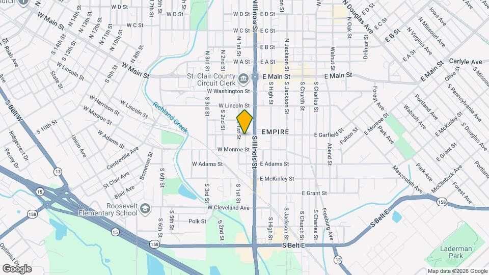 18 W Garfield St Map and Location Details