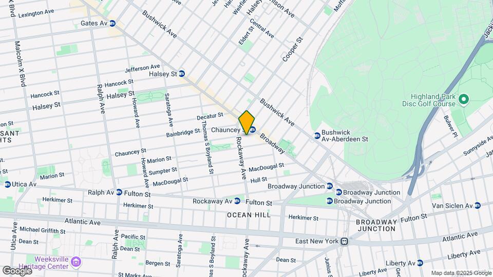 518 Chauncey Street Mapa y Detalles de la Ubicación