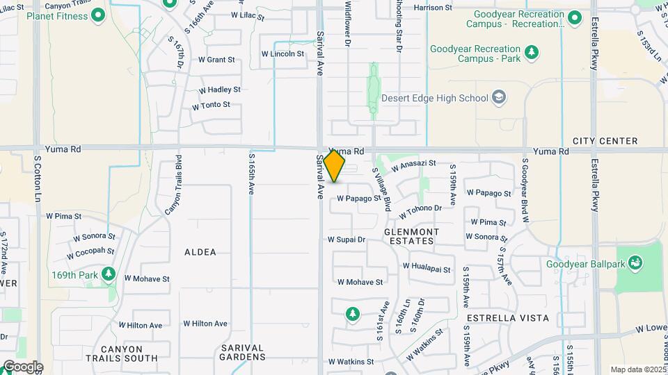 16253 W Yavapai St Mapa y Detalles de la Ubicación