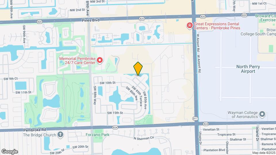 1111 SW 84th Terrace Map and Location Details