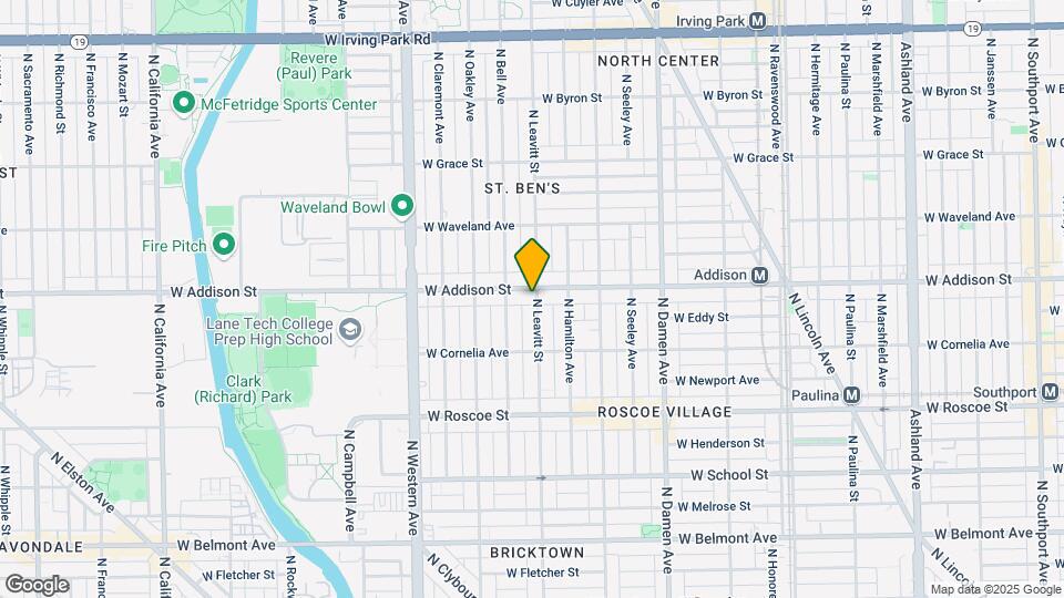 2203 W Addison Map and Location Details