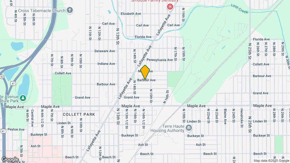 1435 Barbour Ave Map and Location Details