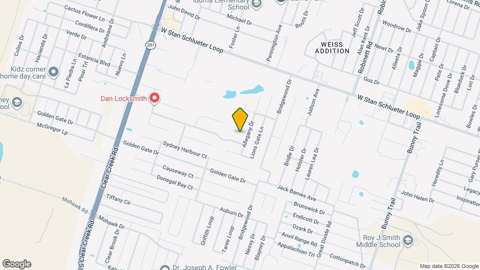 4606 Lookout Mountain Ln Map and Location Details