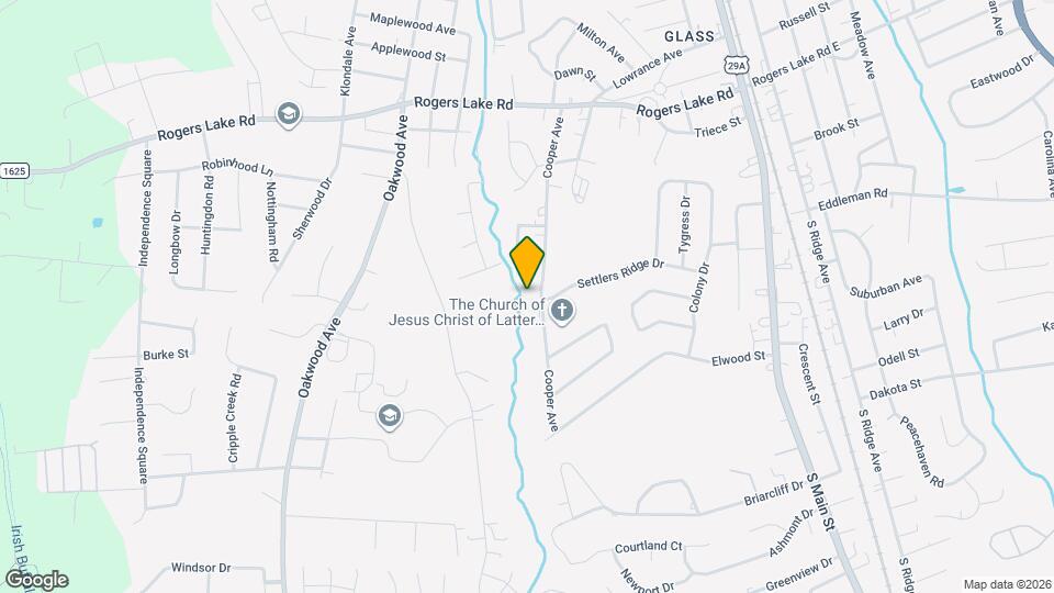 1540 Cooper Ave Map and Location Details