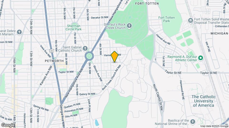 220 Upshur St NW Map and Location Details
