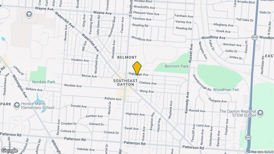 2406 Glenarm Ave Mapa y Detalles de la Ubicación