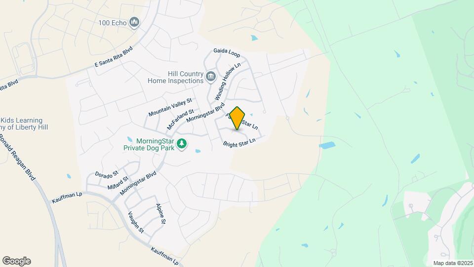 501 Evening Star Cv Mapa y Detalles de la Ubicación