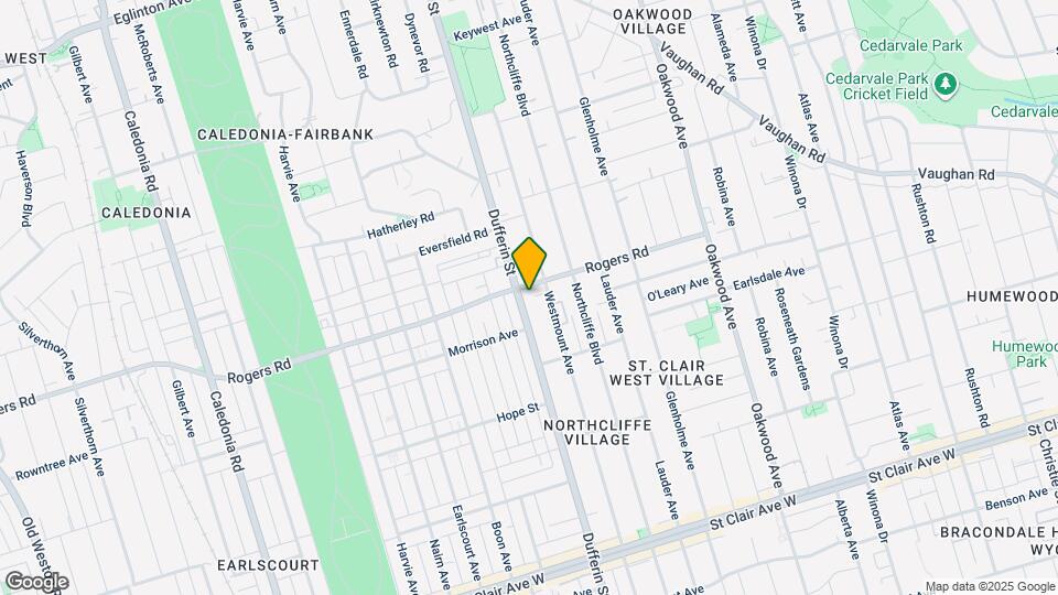1993 Dufferin St Map and Location Details