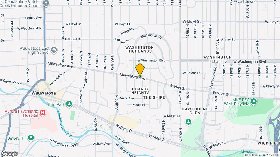 6519 Milwaukee Ave Map and Location Details