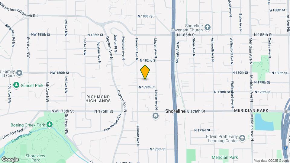 727 N 179th Pl Map and Location Details