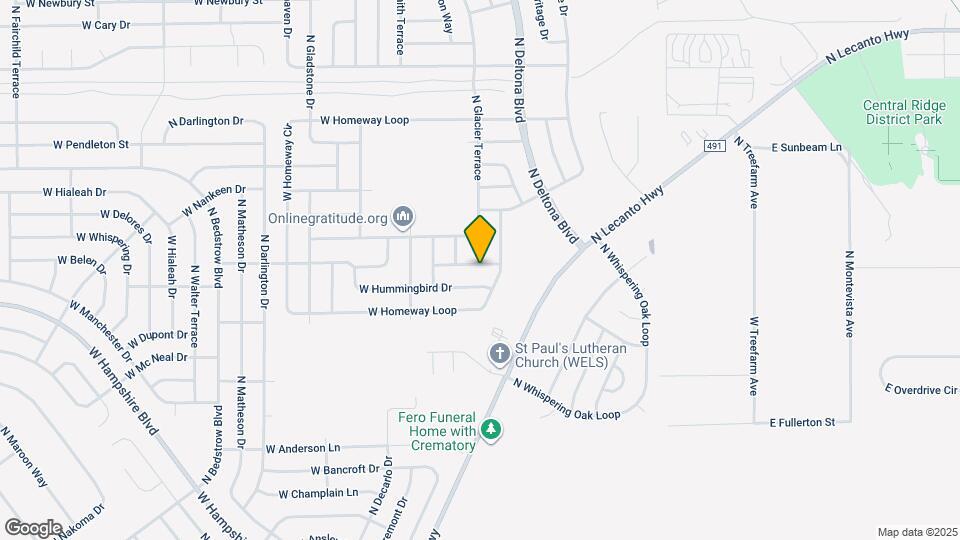 464 W La Casita Ln Map and Location Details