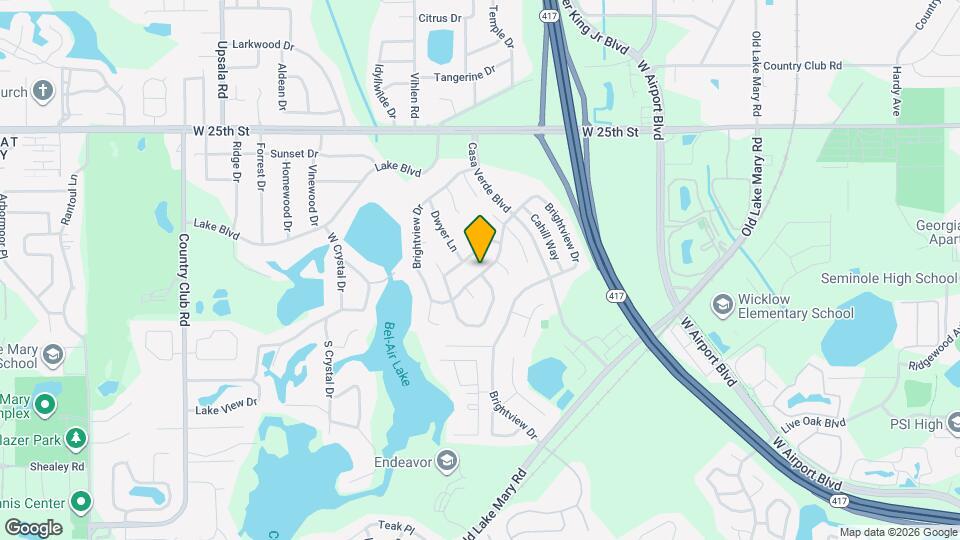 317 Brightview Dr Map and Location Details