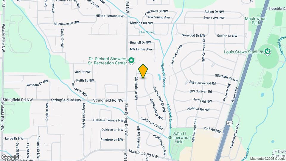 3913 Battlefield Dr NW Map and Location Details