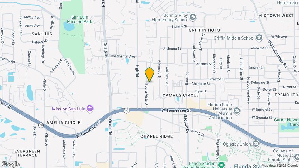 905 Buena Vista Dr Map and Location Details